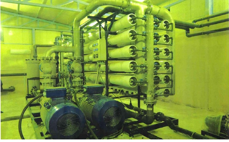 The seawater desalination plant in Umm Qasr